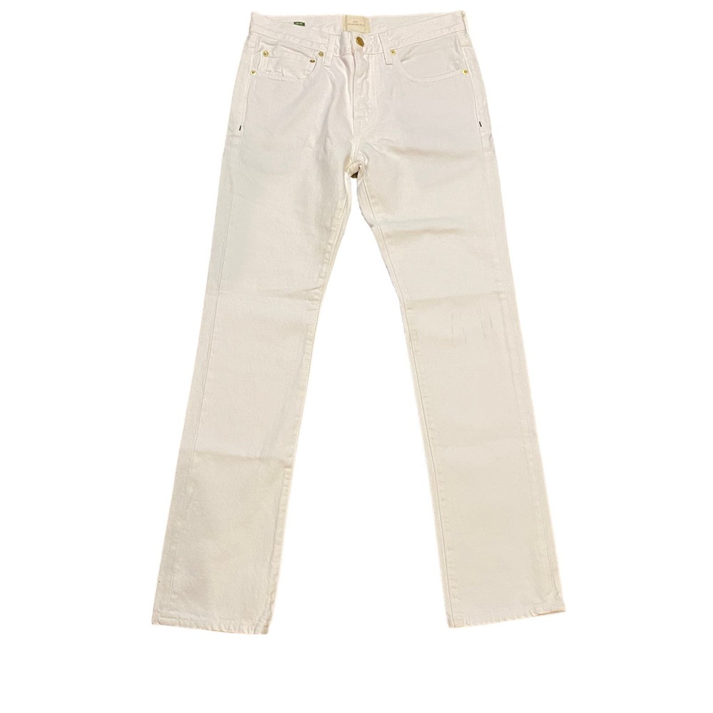 Sid Mashburn Slim Straight Jeans in White